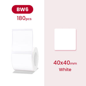 White Series Label Sticker for B21