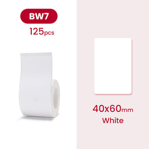 White Series Label Sticker for B21