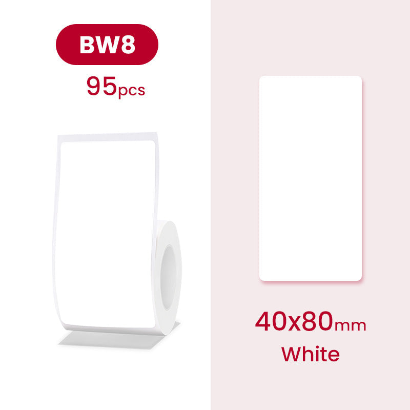 White Series Label Sticker for B21