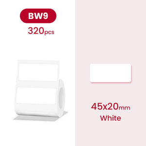 White Series Label Sticker for B21