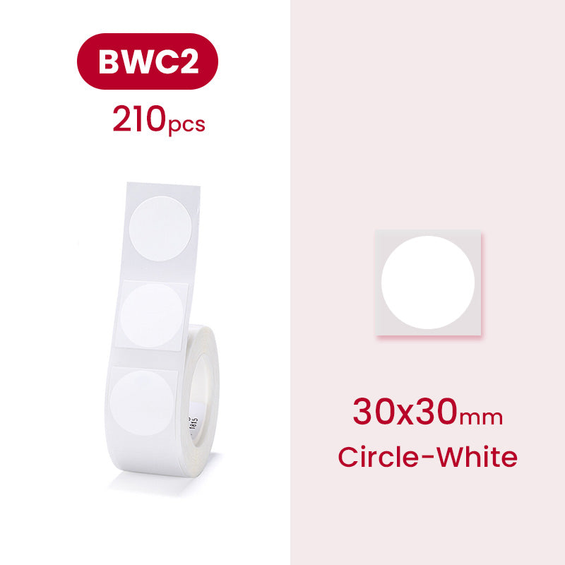 White Series Label Sticker for B21