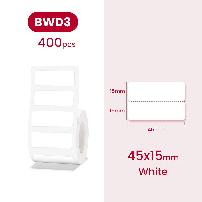 White Series Label Sticker for B21