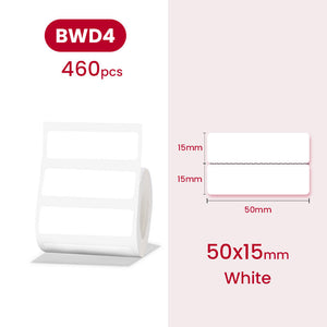 White Series Label Sticker for B21